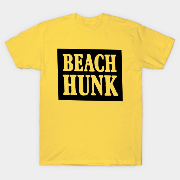 Beach Hunk, Kids Beach T-Shirt by nicolasleonard